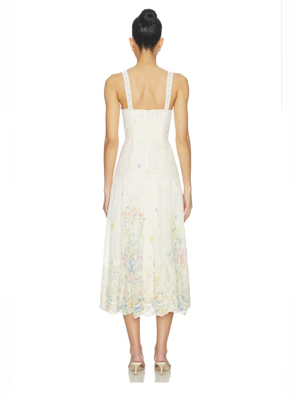 ASTR The Label Pellagia Eyelet Embroidered Midi Dress - Picture 3 of 4